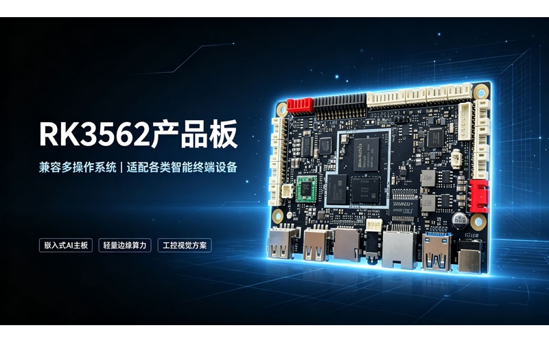 RK3562产品板兼容多操作系统，适配各类智能终端设备